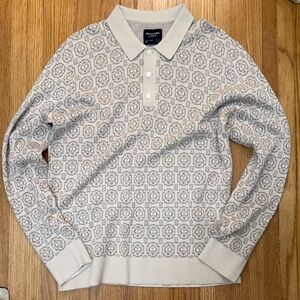 Abercrombie & Fitch Gray Patterned Sweater